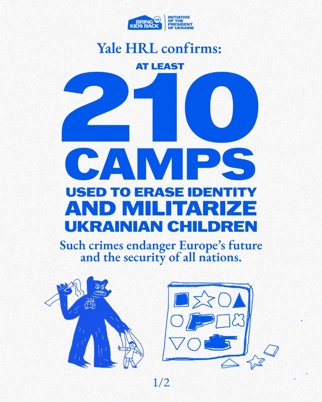 Yale Humanitarian Research Lab has released a new report exposing the scale of Russia’s crimes against Ukrainian children