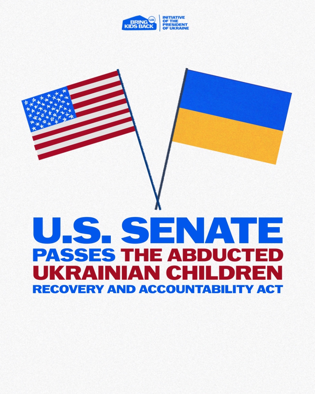 The United States Senate has passed The Abducted Ukrainian Children Recovery and Accountability Act
