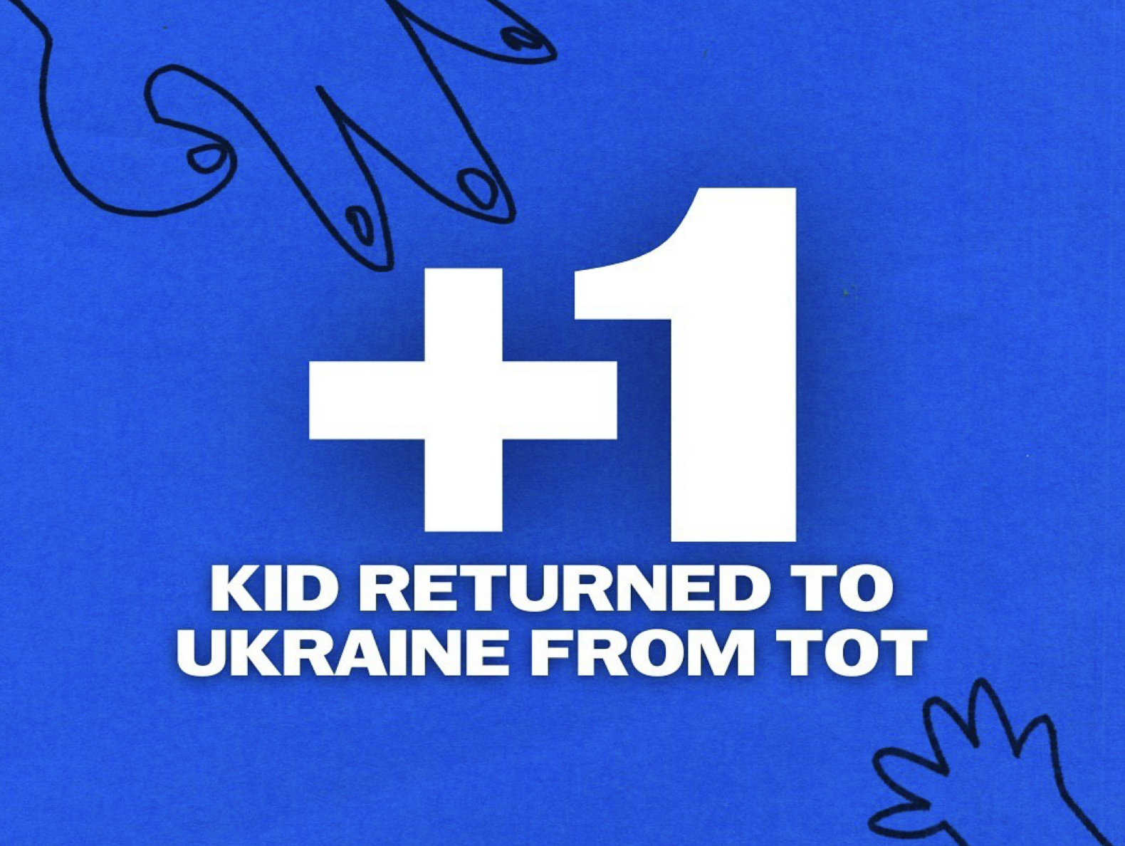 1 child has safely returned from the temporarily occupied territories