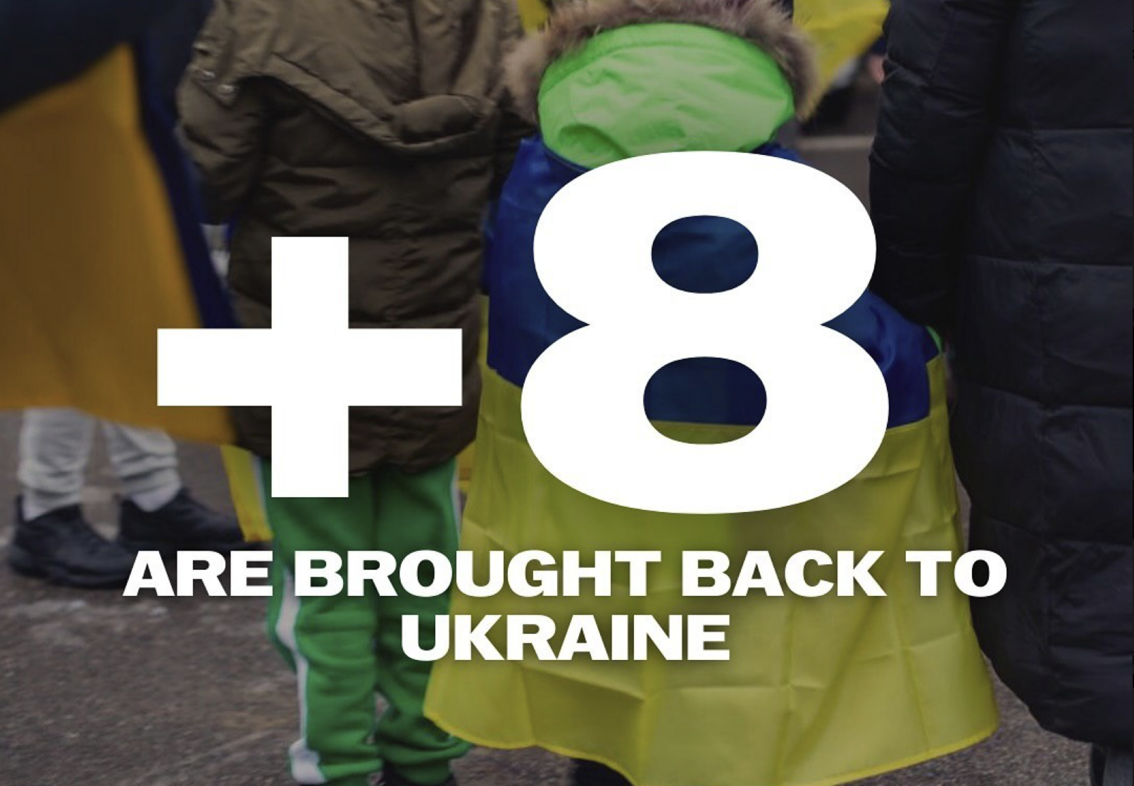 8 Ukrainian kids safely returned home