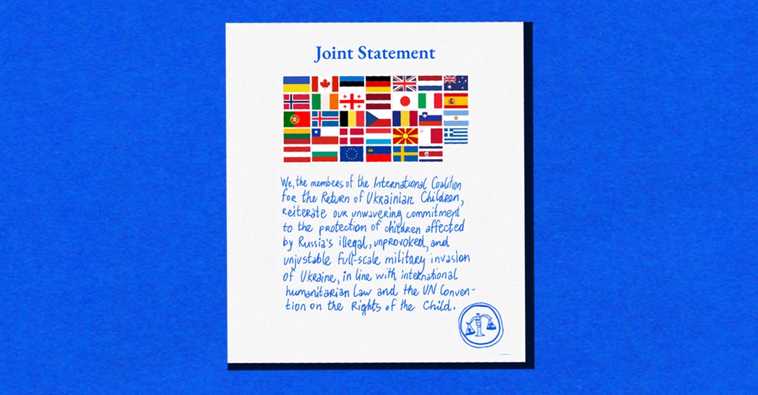 The International Coalition for the Return of Ukrainian Children calls on Russia to immediately return abducted Ukrainian children