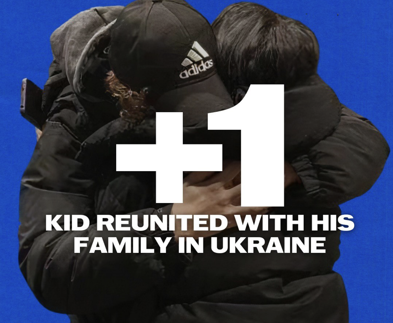 A Ukrainian servicewoman reunites with her son after 3 years of separation