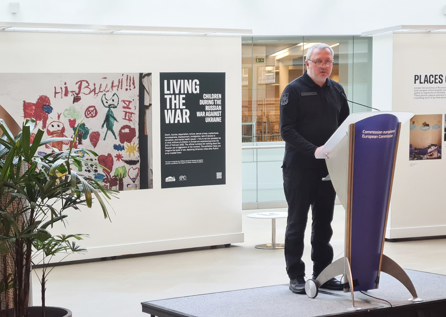""Bring Kids Back UA"" exhibition opens at the European Commission building in Brussels