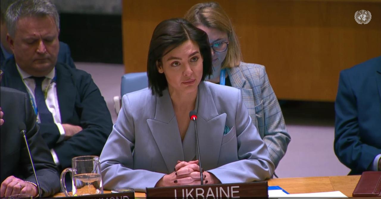 Crimes against Ukrainian children constitute systemic policy of the Russian Federation: Dariia Zarivna at the UN Security Council meeting