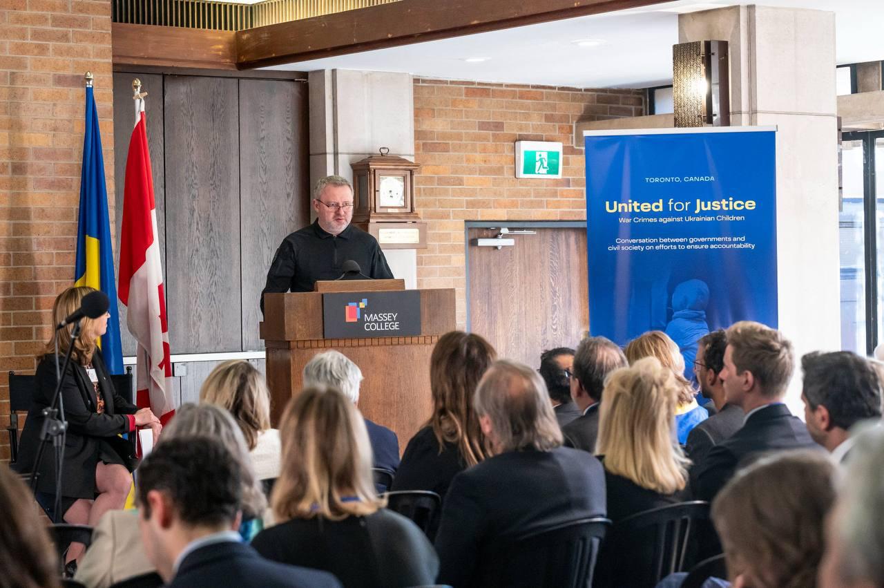 Deportation of Ukrainian children: Toronto conference unites world leaders and experts in call for accountability