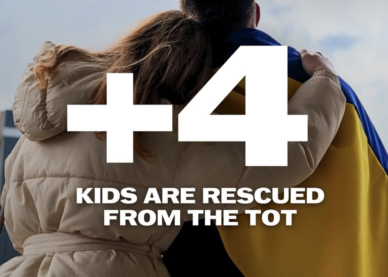 Four more Ukrainian children have been rescued from Russian-occupied territories