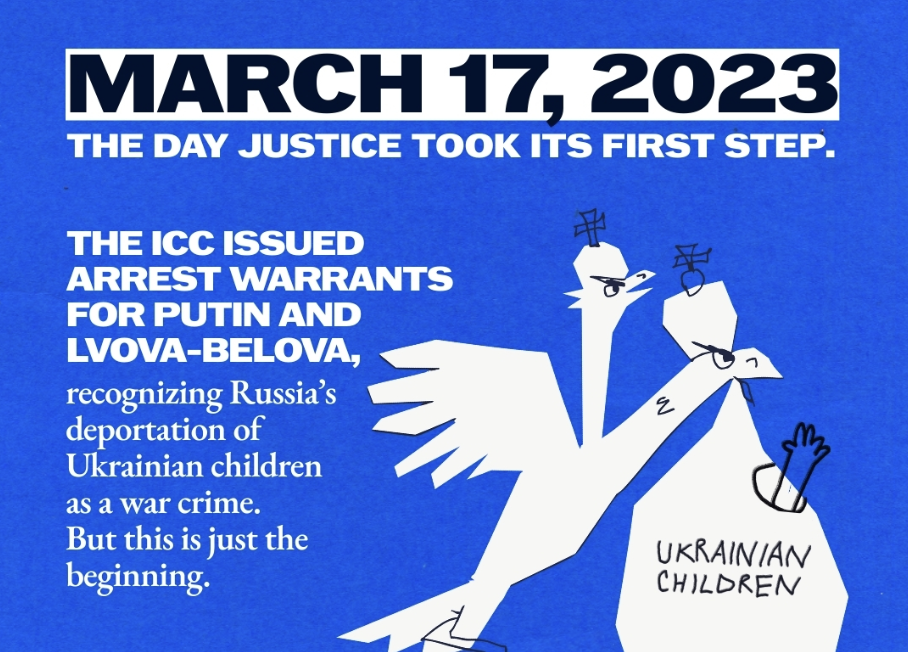 March 17 – Second anniversary of the ICC arrest warrants for Putin and Lvova-Belova
