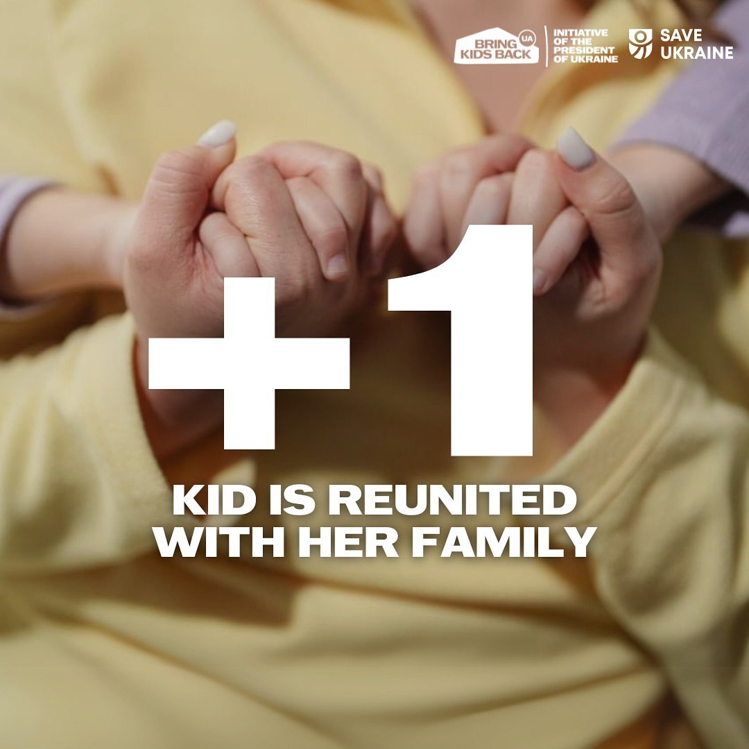 Ukrainian girl Alisa reunites with her mother after 3 years apart