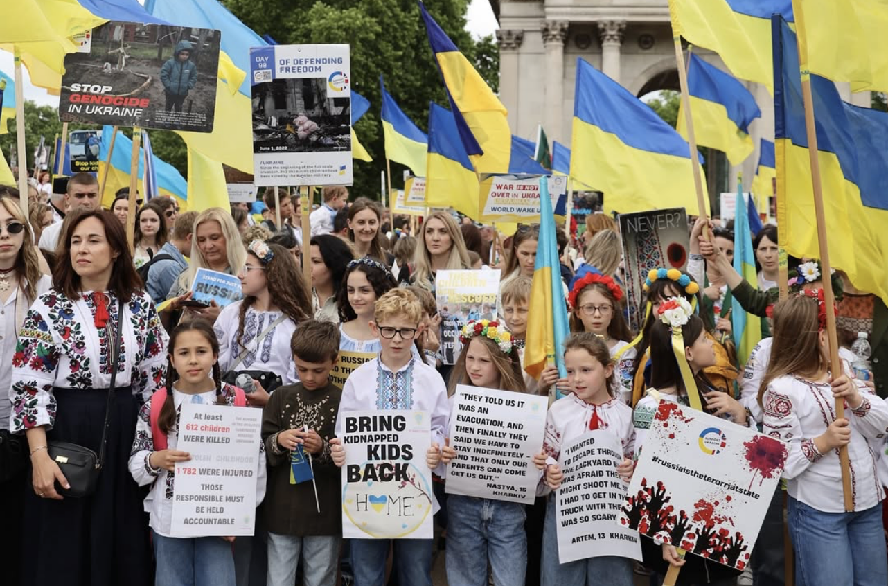 Vyshyvanka March 2025 in London highlights the urgent need to return Ukrainian children deported by Russia